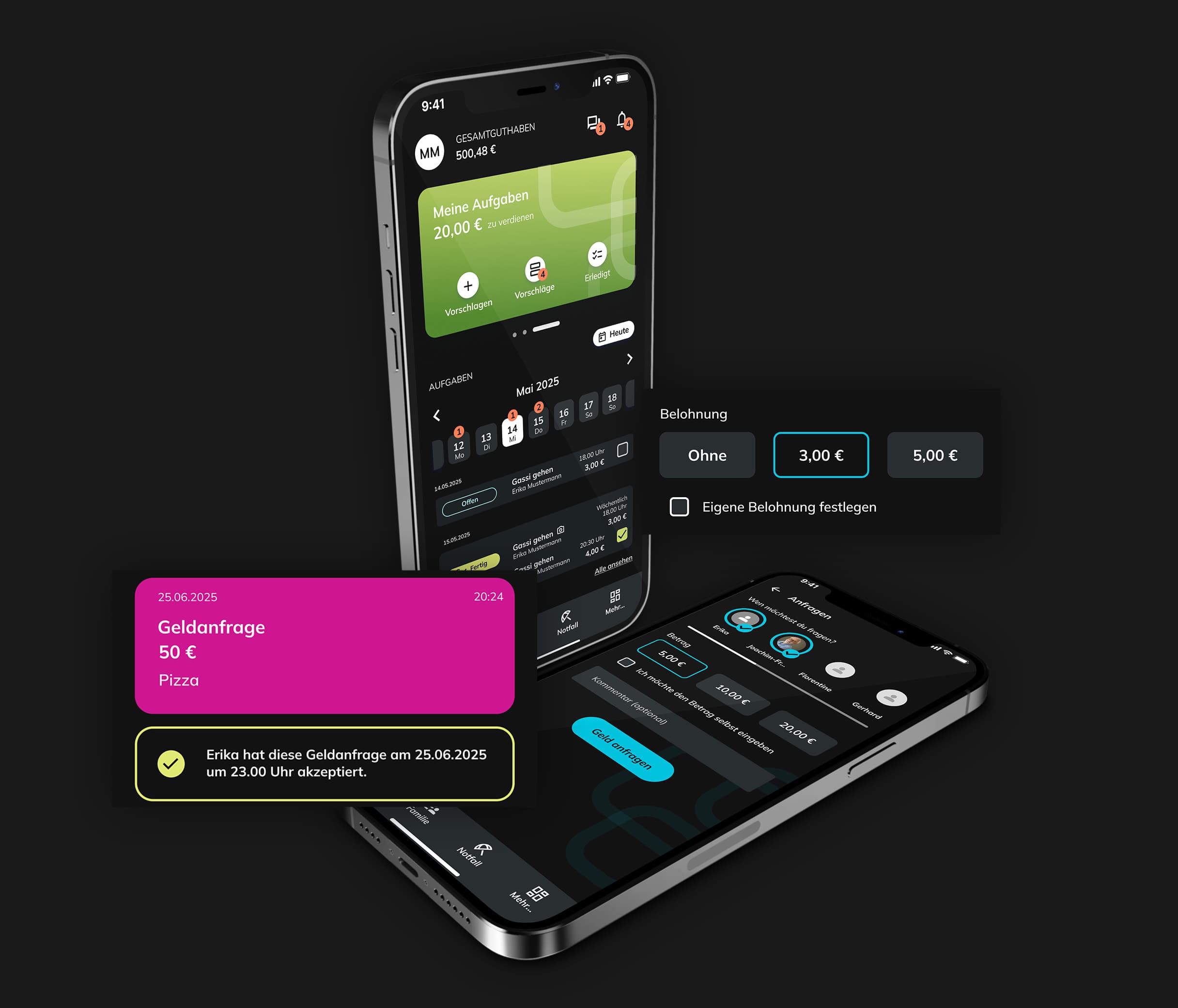 TONi pocket money and rewards